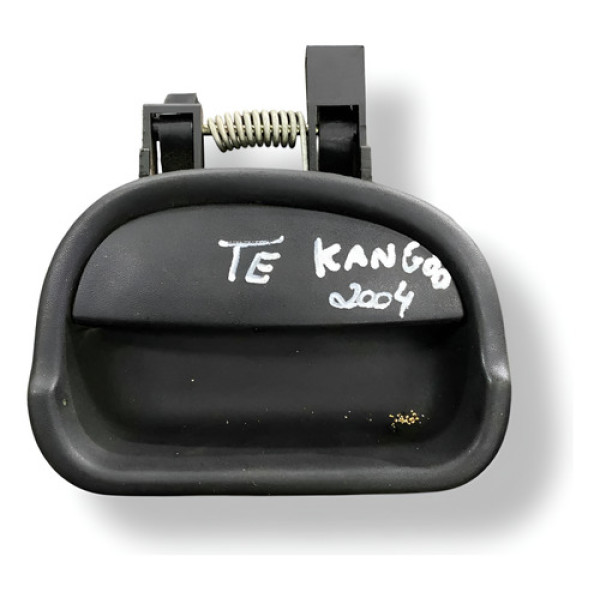 Maçaneta Interna Traseira Esquerda Kangoo 2004 7700354531 Preto Traseira