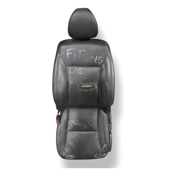 Banco Dianteiro Esquerdo (couro) Honda Fit 2015 2016 Detalhe Preto
