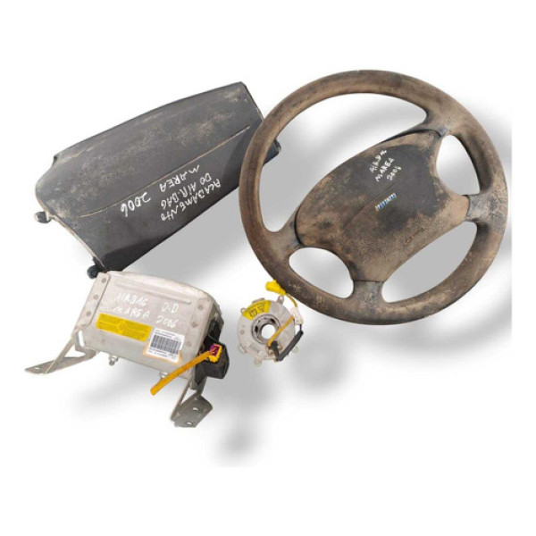 Kit Airbag Fiat Marea 2001 2002 2003 2004 2005 2006 2007 Preto