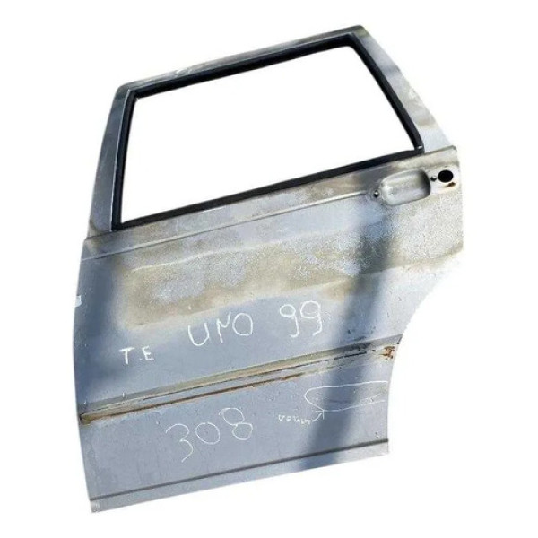 Porta Traseira Esquerda Fiat Uno 1992 1993 1994 1995 A 1999 Traseira Esquerda Branco