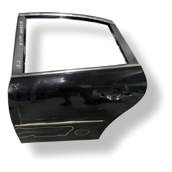 Porta Traseira Esquerda Com Detalhe Hyundai Azera 2008 2009 Esquerdo Prata