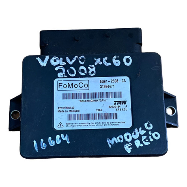 Módulo Estacionamento Xc60 6g912598ca Preto