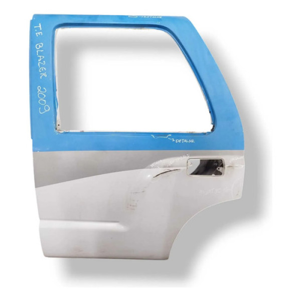 Porta Traseira Esquerda Chevrolet Blazer 2009 2010 Detalhe Traseira Esquerda Branco