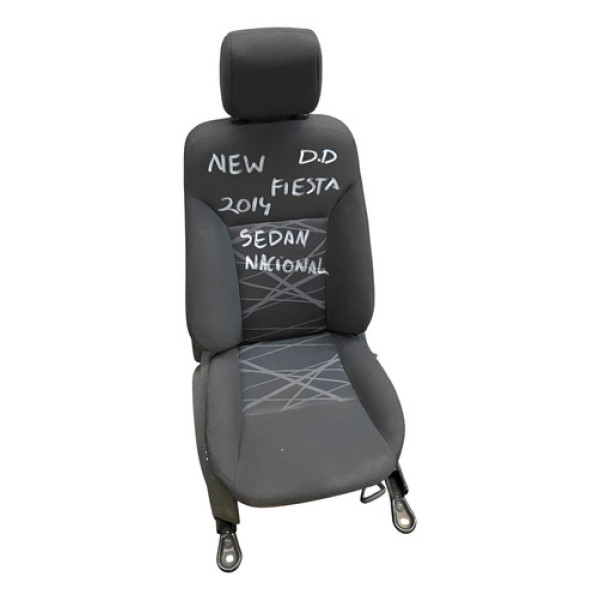 Banco Dianteiro Direito Ford New Fiesta Sedan Nacional 2014 Preto