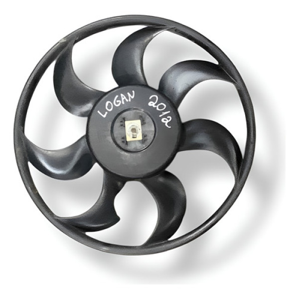 Hélice Eletroventilador Ventoinha C/motor Logan 2012 Detalhe