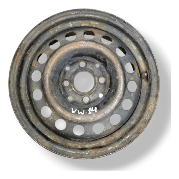 Roda Avulsa Aro 14 Volkswagen Ferro Preto