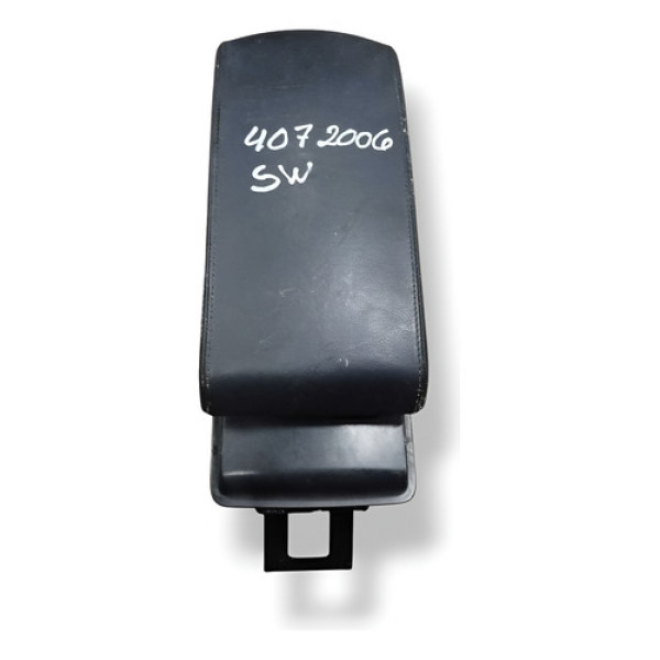 Apoio Braço Console Peugeot 407 Sw 2006 2007 2008 - Preto