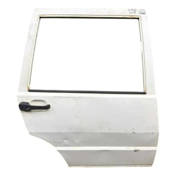 Porta Traseira Direita Fiat Uno 2004 2005 A 2013 C/detalhe Traseira Direita Branco