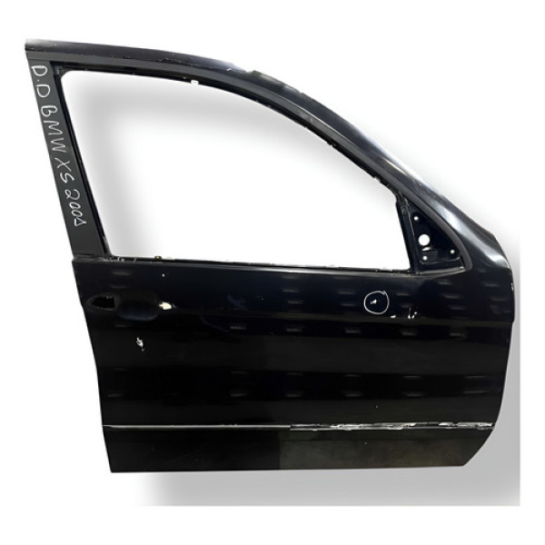Porta Dianteira Direita Bmw X5 2001 2002 2003 2004 Detalhe - Dianteira - Direita - Preto