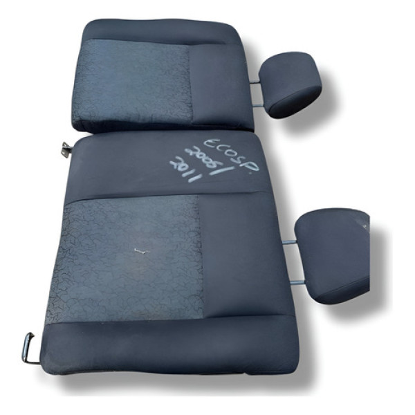 Encosto Banco Traseiro Ford Ecosport 2006/2007/2008/2009 Preto