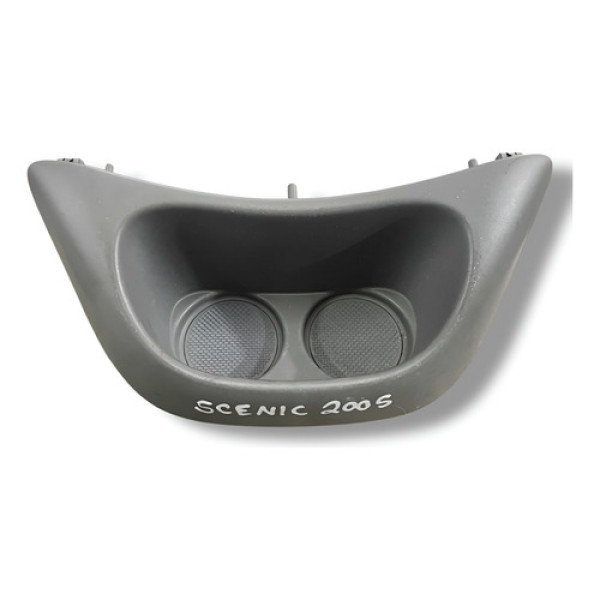 Porta Copo Central Console Renault Scenic 2005 7700846260 Cinza