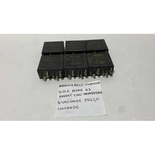 Modulo Relé Limpador Parabrisa Vw Golf 1.6 2002 4b0955531a