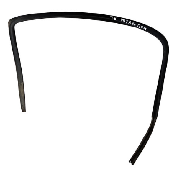 Borracha Canaleta Vidro Traseiro Esquerdo Vw Voyage 2014 Preto