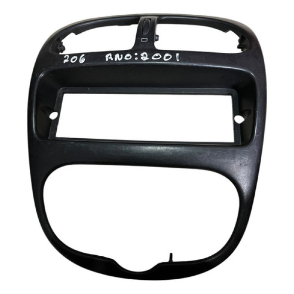 Moldura Central Painel Peugeot 206 2001 02 03 04 05 06