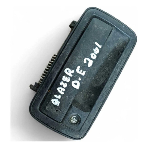 Maçaneta Externa Dianteira Esquerda S10 Blazer 2001 A 2011 Prateado Dianteira