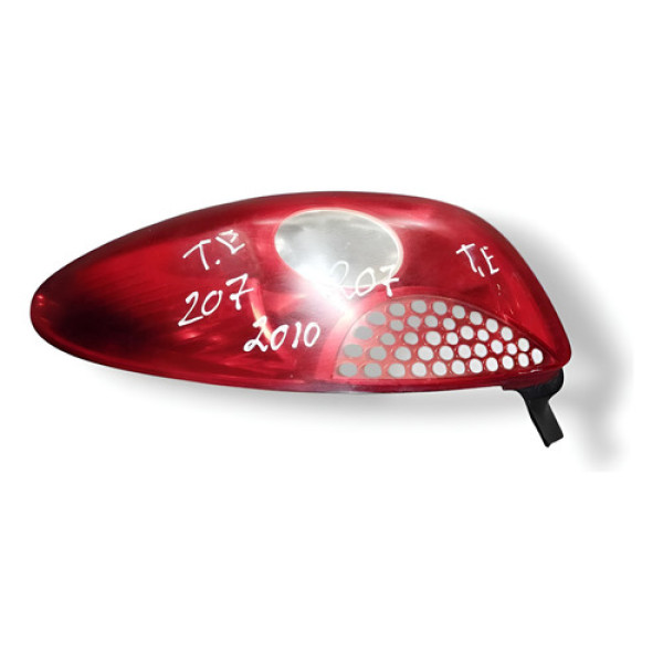 Lanterna Esquerda Peugeot 207 2007 A 2010 968793680 Direito/passageiro Preto