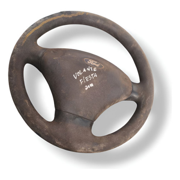 Volante Direçao Ford Fiesta 1.0 1996 1997 1998 1999 Preto