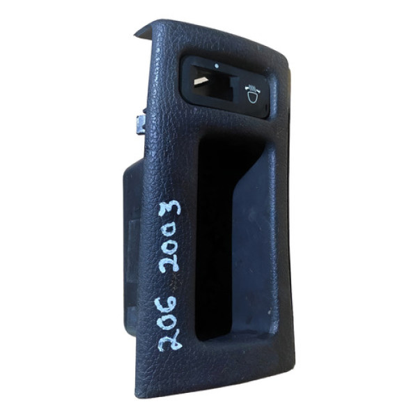 Moldura Farol Porta Treco Peugeot 206 2003 Preto