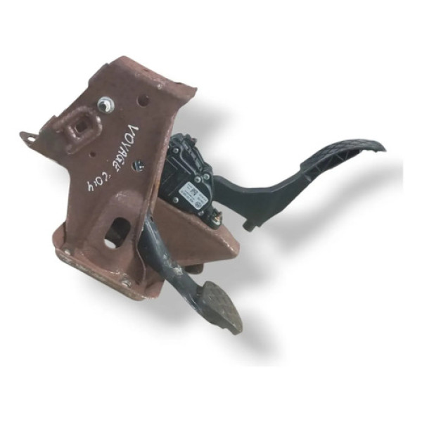 Pedal Acelerador E Freio Com Suporte Voyage Gol 14 6q1721130