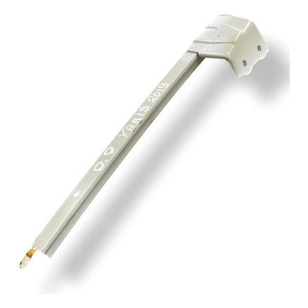 Canaleta Guia Vidro Dianteiro Direito Toyota Yaris 2019 2020 - Prateado