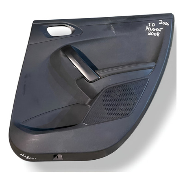 Forro Porta Traseiro Direito Peugeot 2008 2016 9801305077