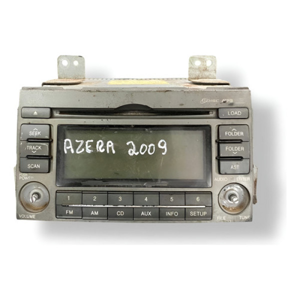 Rádio Cd Player Hyundai Azera 3.3 2009 A 2012 961953l5003g Preto
