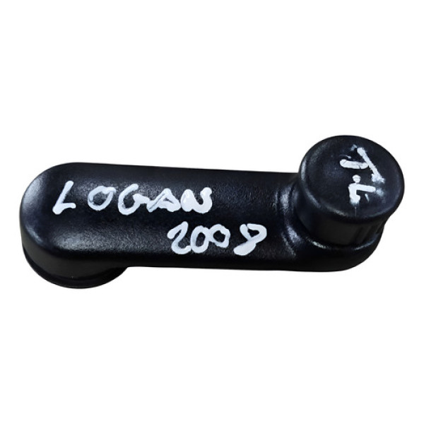 Manivela Vidro Traseiro Esquerdo Renault Logan 1.0 2008 2009 - Preto