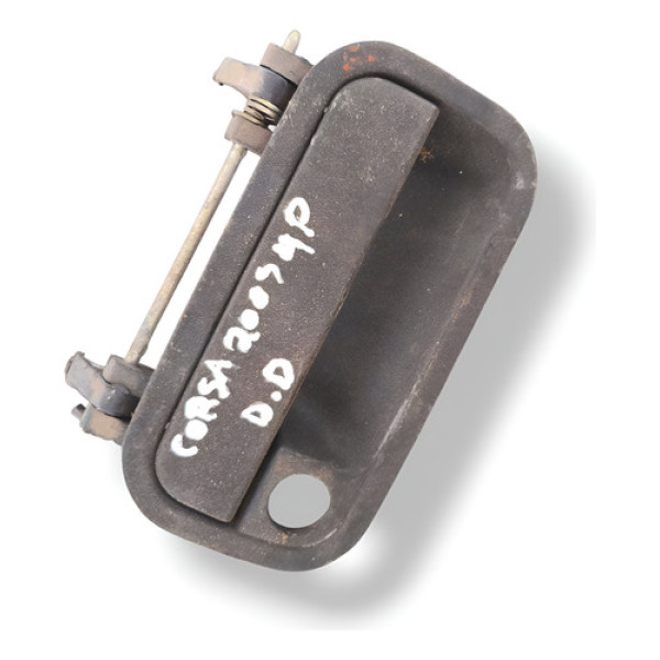 Maçaneta Externa Dianteira Direita Chevrolet Corsa 1998/2000 Preto Dianteira