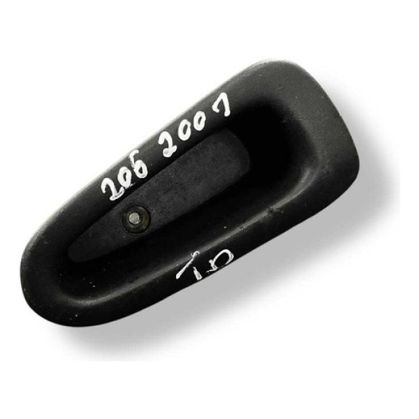 Puxador Porta Traseira Direita 206 Sw 2007 2008 9631696777 Preto