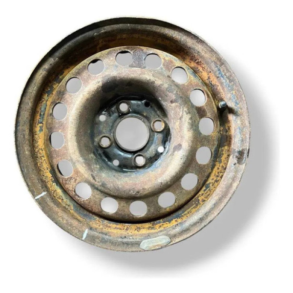 Roda Ferro Avulsa Aro 14 Volkswagen Santana Polo Voyage Golf Preto