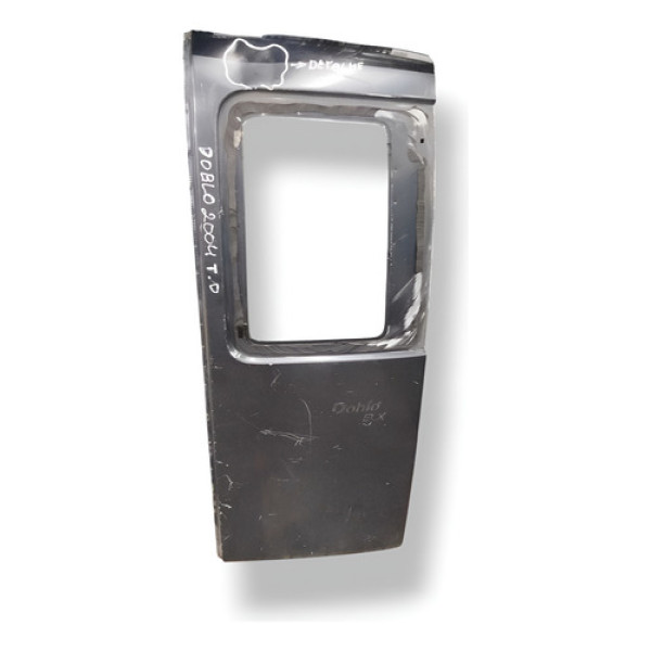 Porta Traseira Lado Direito Fiat Doblo C/detalhe 2004 2005 Traseira Direita Preto