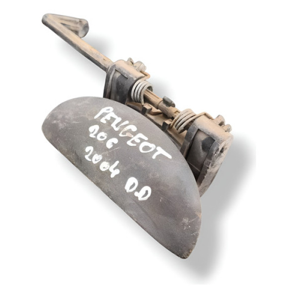 Maçaneta Externa Porta Dianteiro Direito Peugeot 206 2004 - Preto - Dianteira