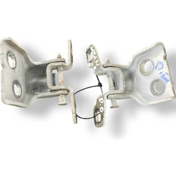 Par Dobradiças Porta Dianteira Direita Renault Logan 2008