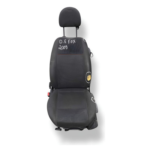 Banco Dianteiro Esquerdo Volkswagen Fox 1.0  2009 Detalhe Preto