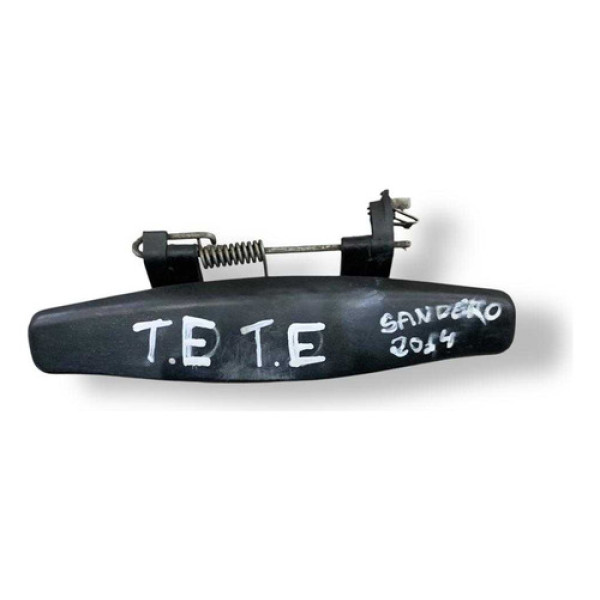 Maçaneta Externa Traseira Esquerda Sandero 2014 8200526154 Branco Traseira