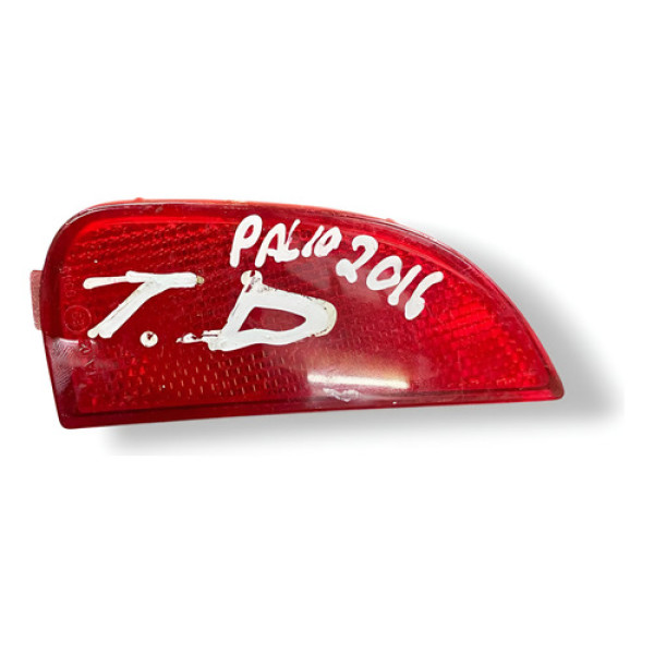 Refletor Parachoque Traseiro Direito Palio 2016 11332000 Vermelho