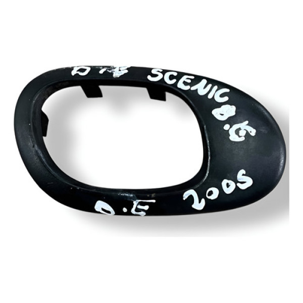 Moldura Maçaneta Int Diant Esquerda Scenic 2005 962840507705 - Preto - Dianteira