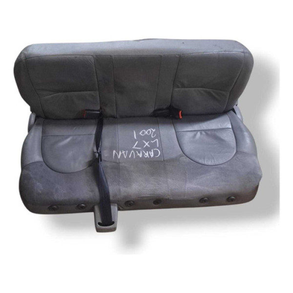 Banco Couro Traseiro Chrysler Grand Caravan 2003 2004 2005 Preto