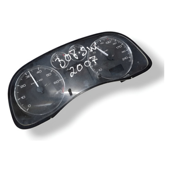 Painel Instrumento Velocímetro Peugeot 307 /2007 P9660470480 Preto