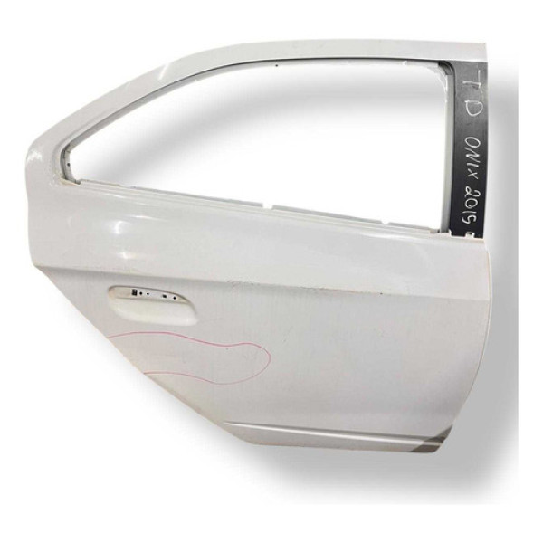 Porta Traseira Direito Onix 2013 2015 2016 2017 Detalhe Traseira Direita Branco