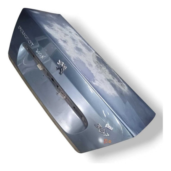 Tampa Traseira Porta Malas Peugeot 307 Sedan 2006 A 2012 Prateado
