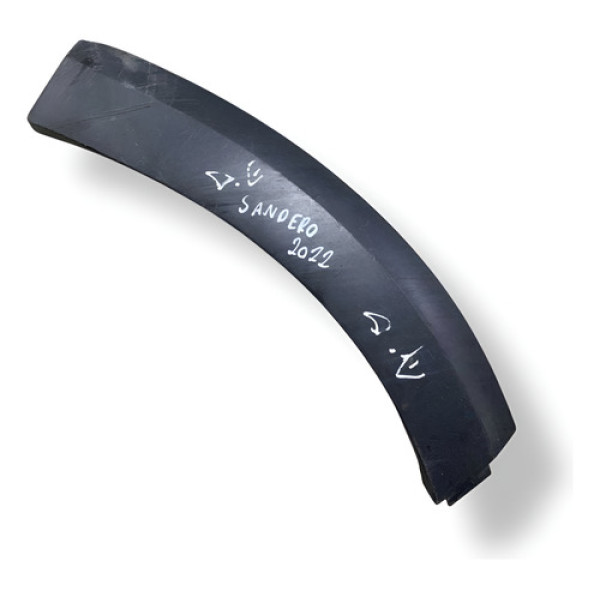 Moldura Paralama Traseira Esquerda Renault Sandero 2021 8507 - Cinza