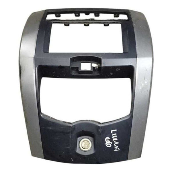 Moldura Painel Central Nissan Livina 2010 2011 68260az60a Preto