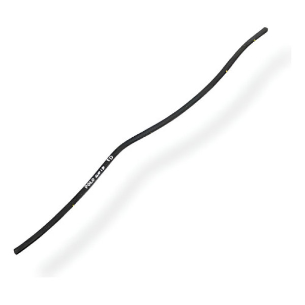 Borracha Grade Churrasqueira  Traseira Direita Vw Polo 2018 - Preto