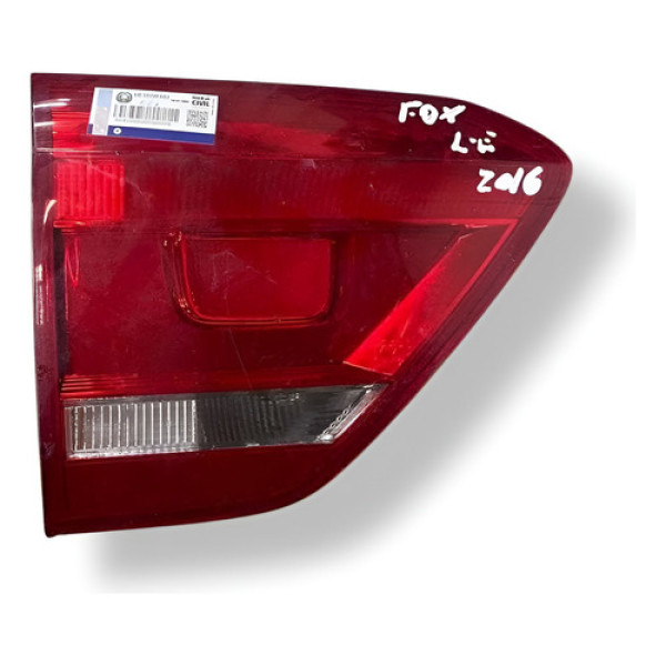 Lanterna Tampa Esquerda Fox 2016 2017 2018 2019 520945093d Vermelho Esquerdo/motorista