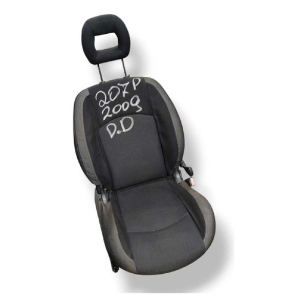 Banco Dianteiro Direito  Peugeot 207 Passion 2009 2010 2011 Preto