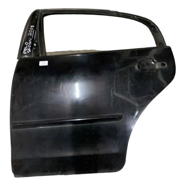 Porta Traseira Esquerda Polo Sedan 2008 Traseira Esquerda Preto