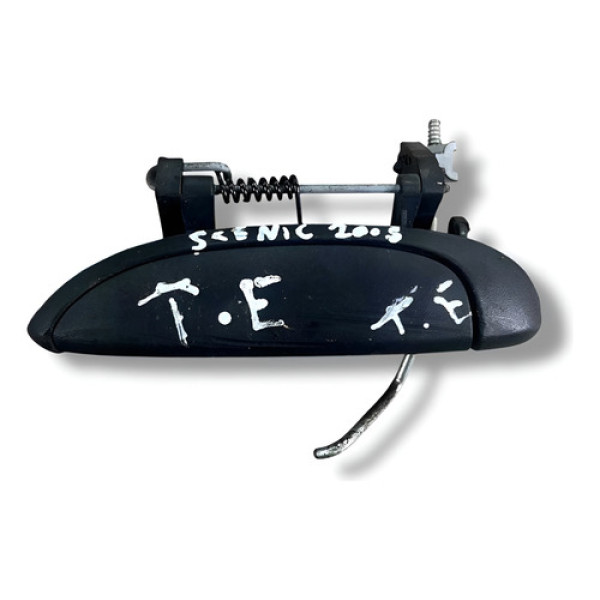 Maçaneta Externa Traseira Esquerdaaaa Scenic 2005 7700433075 Cinza Traseira