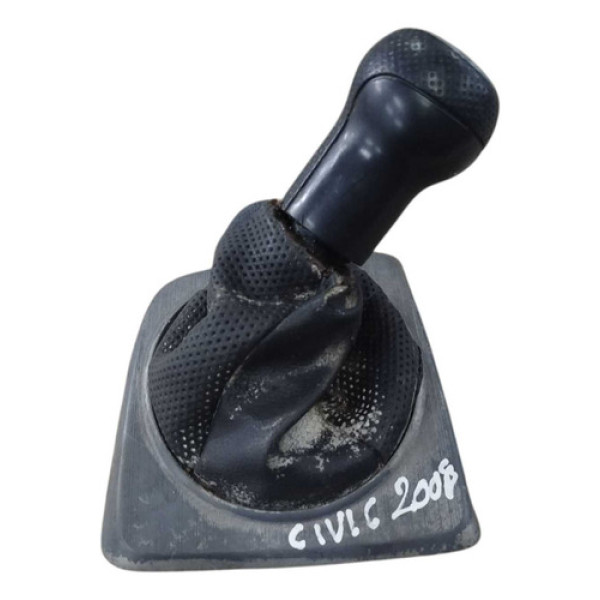 Coifa Manopla Cambio Manual Honda Civic Lxs  2008 2009 