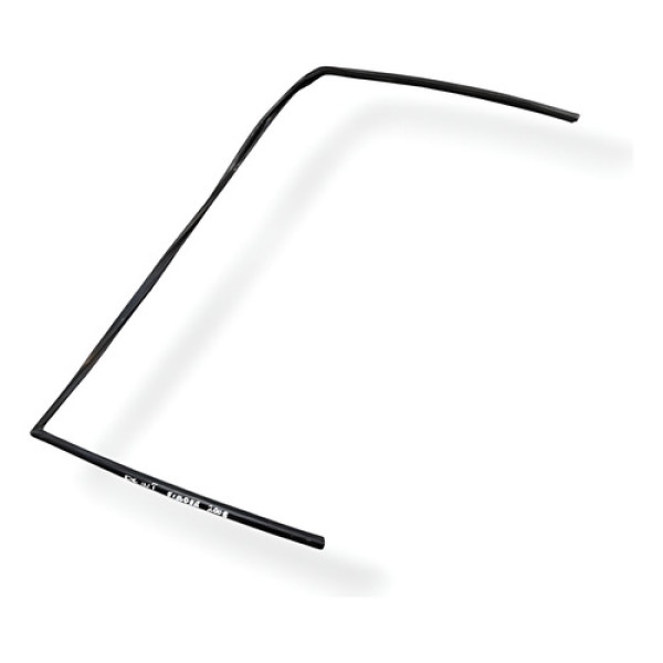 Borracha Canaleta Dianteira Esquerda Toyota Fielder 2005 Preto